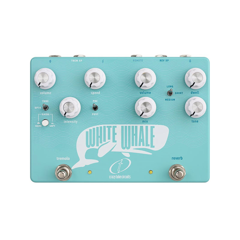 Réverbération et Trémolo Crazy Tube Circuits White Whale V2