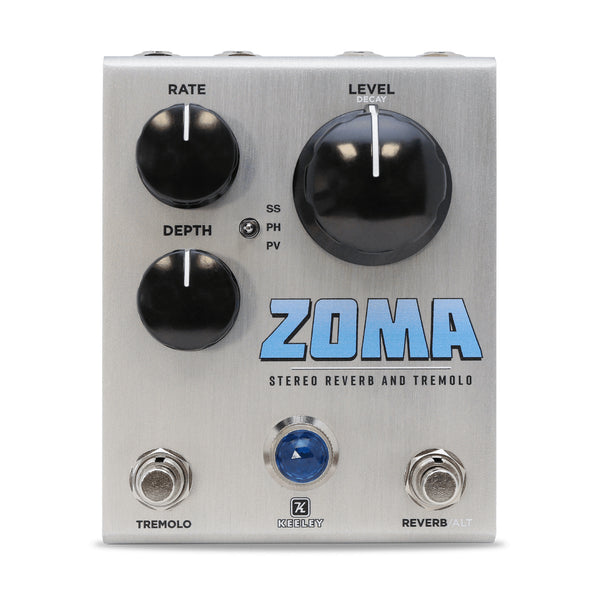 Keeley ZOMA Reverb & Tremolo Pedal - Free Shipping in Canada