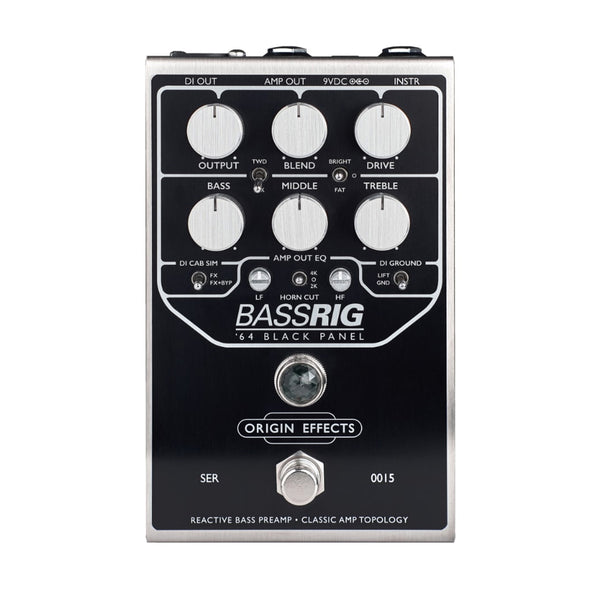 ベース ORIGIN EFFECTS BASSRIG 64 BLACK PANEL OriginEffectsBassRIGBlackPanel