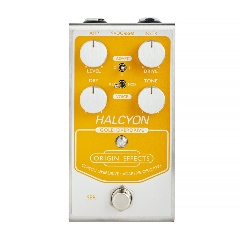 Overdrive Origin Effects Halcyon Gold