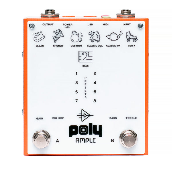 Poly Effects Ample Amp Simulator Pedal - Free Shipping in Canada
