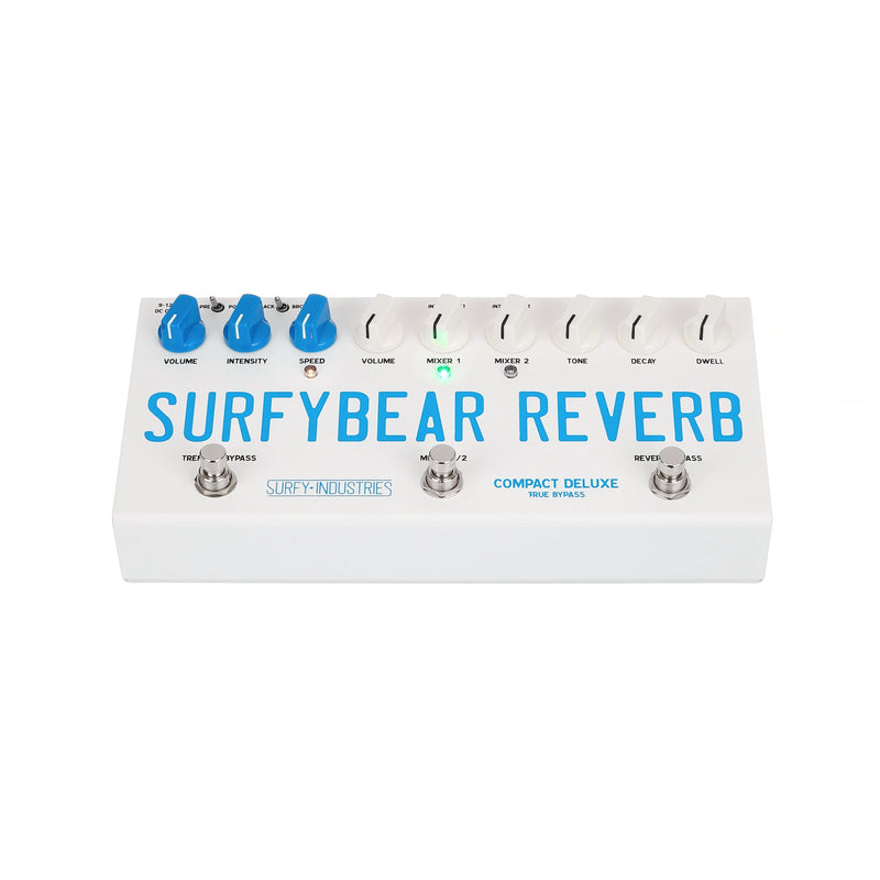 Surfy Industries SurfyBear Compact Deluxe Reverb & Tremolo
