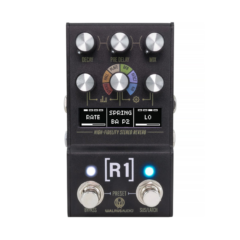 Réverbération Walrus Audio Mako MKII R1