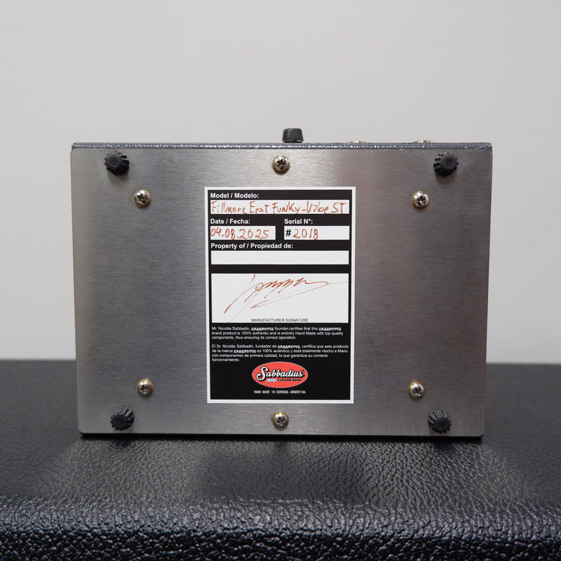 Sabbadius Funky Vibe ST Fillmore East