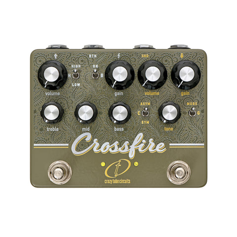 ギター Crazy Tube Circuits Crossfire SRV TS CrazyTubeCircuitsCrossfireOver