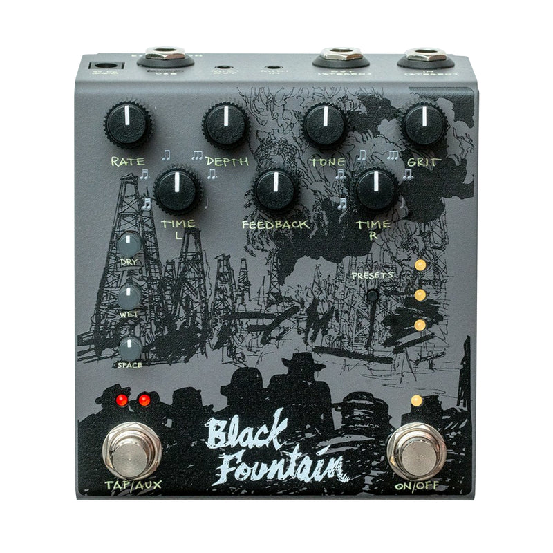 Old Blood Noise Black Fountain Stereo Delay