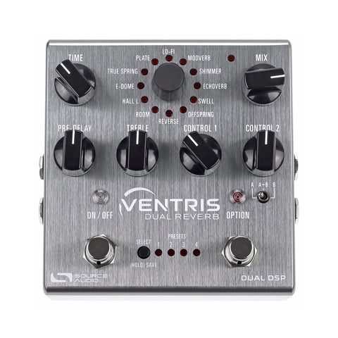 ギター Source Audio SA262 Ventris Dual Reverb SOURCE AUDIO SA262 VENTRIS DUAL REVERB（ソースオーディオ